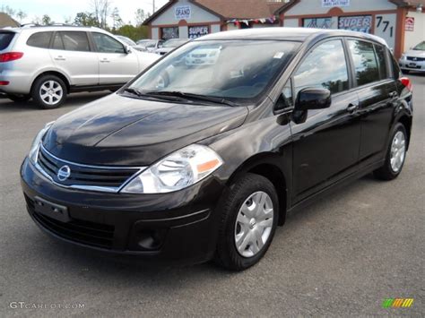 2010 Super Black Nissan Versa 1.8 S Hatchback #53982884 | GTCarLot.com - Car Color Galleries