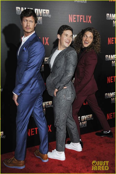 Anders Holm, Adam Devine & Blake Anderson Premiere New Netflix Film 'Game Over, Man' - Watch ...