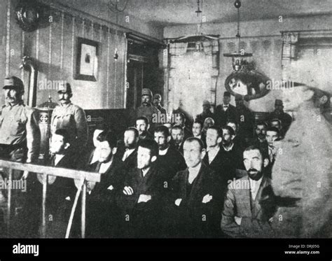 Scene at the trial of Gavrilo Princip and others Stock Photo: 66163484 - Alamy