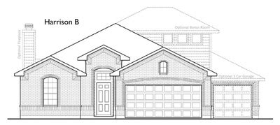 Builder in North Houston - Harrison Floor Plan - First America Homes