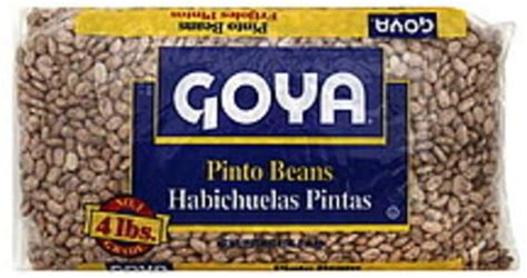 Goya Goya Pinto Beans - 4 lb, Nutrition Information | Innit