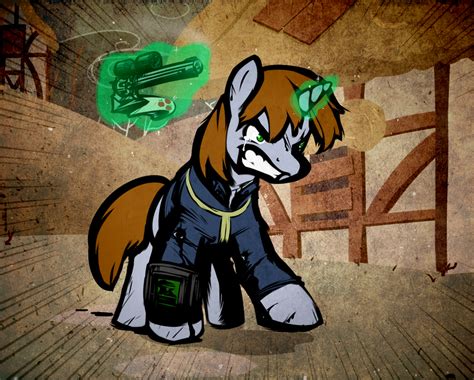 Littlepip - Fallout Equestria (clean version) by MoonlitBrush on DeviantArt