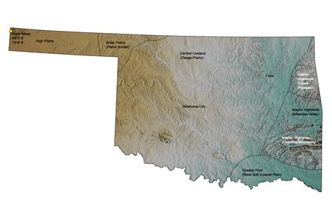 Geologic and Topographic maps of the South-Central United States ...