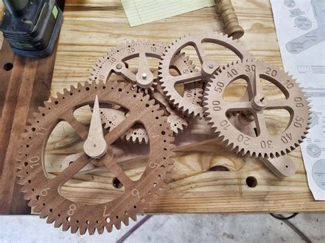 Making a Wooden Gear Clock - Part 1 - by Loxaco, Inc - With behind the scenes pictures