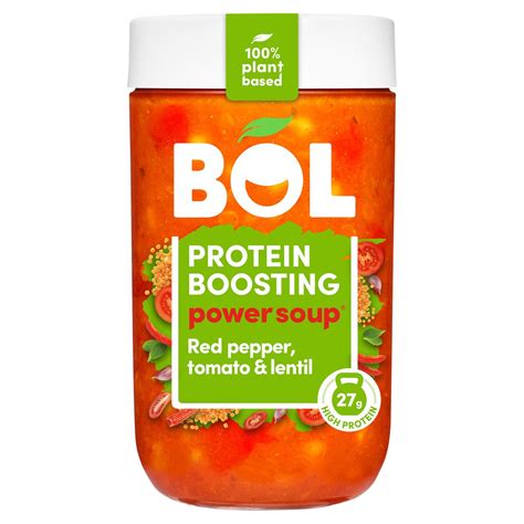 BOL Roasted Red Pepper, Tomato & Lentil Power Soup 600g | Zoom