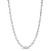 Silver Rope Chains & Sterling Silver Men's Rope Chains – LZJ