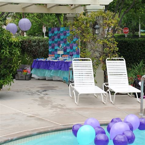 Mermaid Birthday / Pool Party Ideas DIY