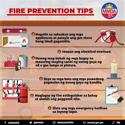 PIA - Tips upang maiwasan ang sunog, inilabas ng MMDA