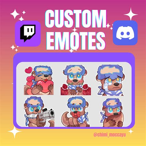 ADORABLE CUSTOM EMOTES - Artists&Clients