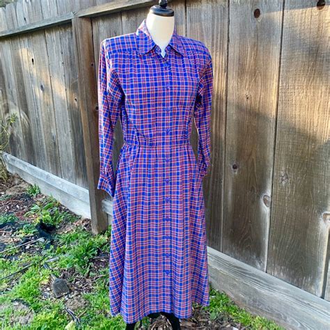 Vintage Plaid Dress by Liz Claiborne | Etsy