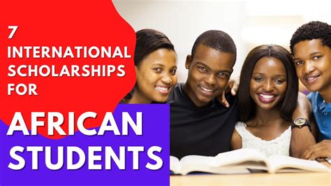 7 International Scholarships for African Students - YouTube