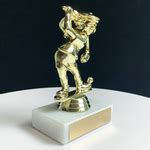 Funny Golfer Trophy with Bent Golf Club by Athletic Awards