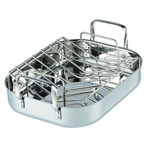 Cooks Standard 10 Qt. Stainless Steel Roasting Pan-02448 - The Home Depot