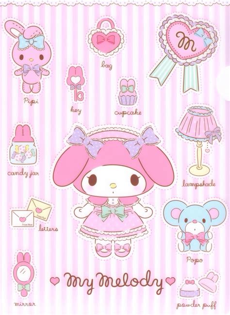 mamegoma123 | My melody wallpaper, Melody hello kitty, Hello kitty my melody