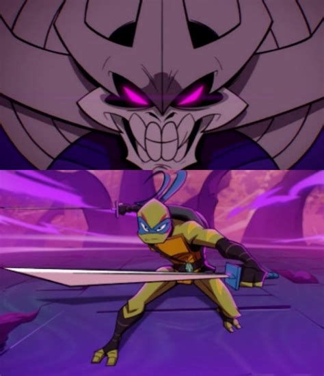 Leo vs Shredder by FutureAshton2044 on DeviantArt