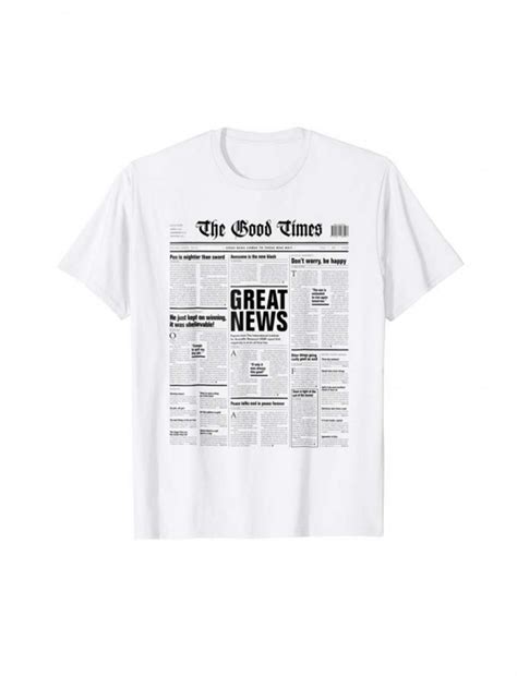 Newspaper Print T-shirt, Grandio Design | Post Kulture | T shirt, Print t shirt, Newspaper printing