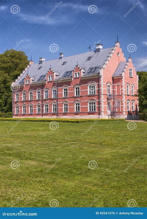 Palsjo Slott Lawn Portrait stock photo. Image of palsjo - 42541576