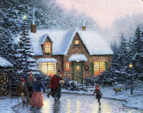 Thomas KINKADE ~ Christmas | Catherine La Rose ~ The Poet of Painting