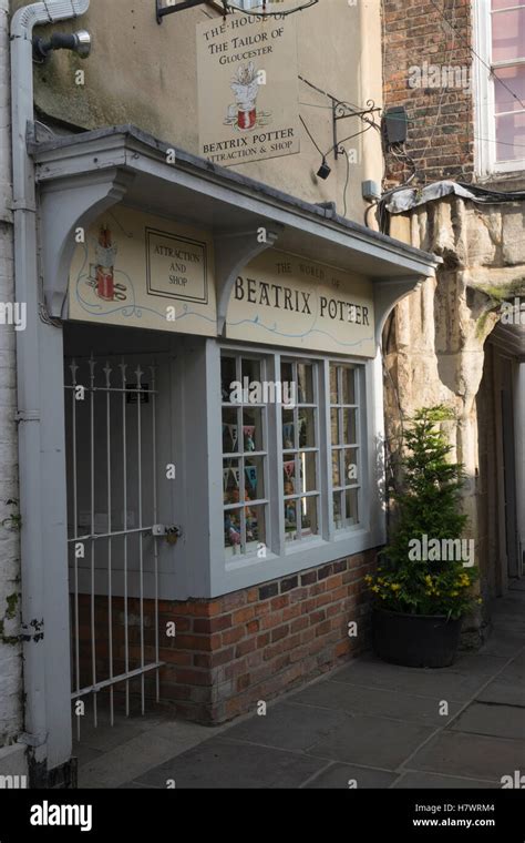 Beatrix Potter shop in Gloucester,England Stock Photo - Alamy