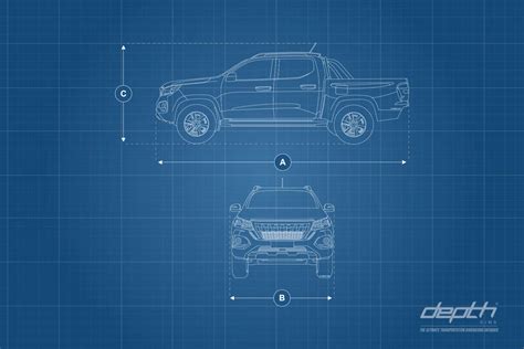 Toyota Tacoma Dimensions - Depth RoRo