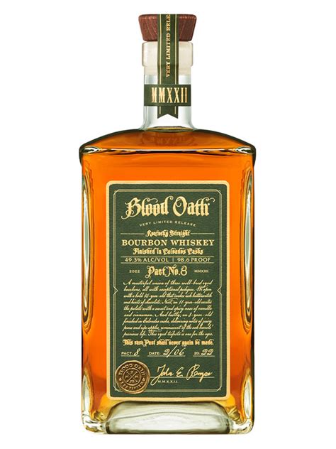 Blood Oath Pact No. 8 Bourbon - Whiskey Consensus