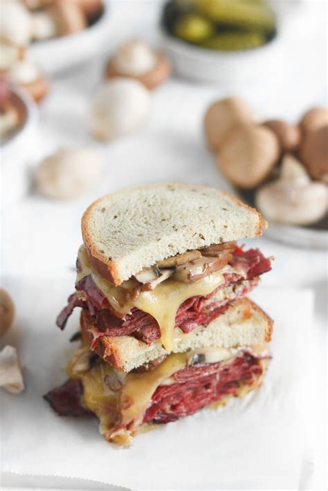 Hot Pastrami on Rye with Sautéed Mushrooms | Mushroom Recipes