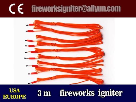 Wholesale 3m fireworks electric igniter, electric match, 1000pcs/carton,CE passed fireworks ...