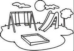 playground clipart black and white - Clip Art Library