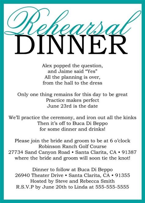 Funny Rehearsal Dinner Quotes - ShortQuotes.cc