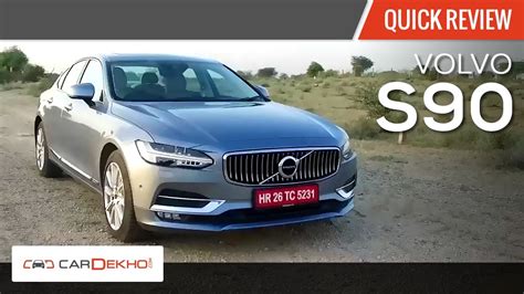 Volvo S90 | Quick Review | CarDekho - YouTube