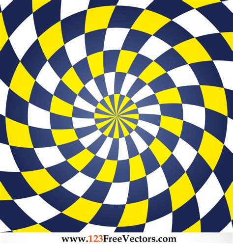 Colorful Spiral Optical Illusion Vector Free | Free Vector Graphics Download | Free Vector Clip ...