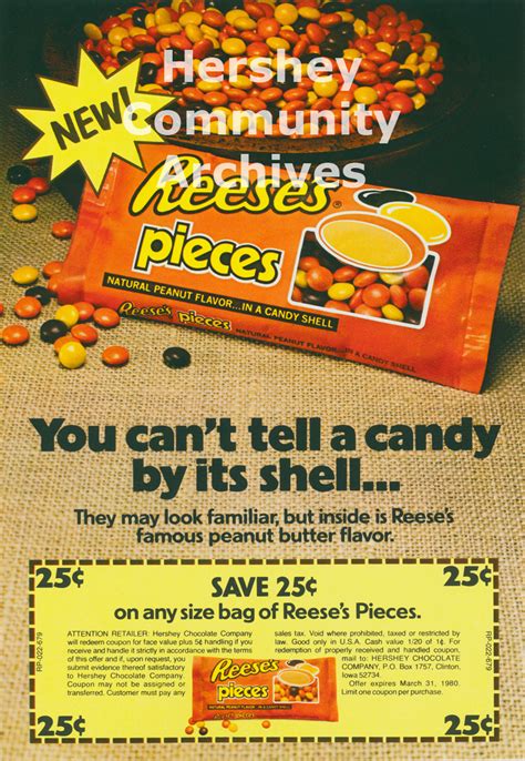 Reese’s Pieces: E.T.’s Favorite Candy – Hershey Community Archives