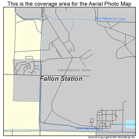 Aerial Photography Map of Fallon Station, NV Nevada