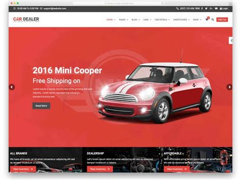 20 Car Dealer Website Templates For Zippy User Experience - uiCookies