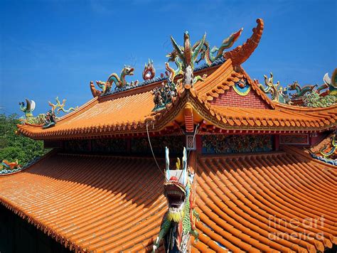 Decorated Chinese Temple Roof Photograph by Yali Shi