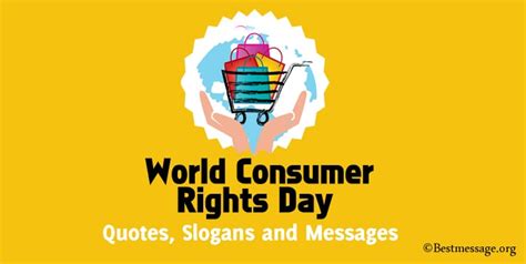 World Consumer Rights Day Quotes, Slogans and Messages