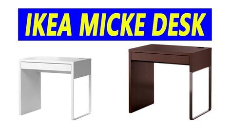 How to Assemble Ikea Micke Desk - YouTube