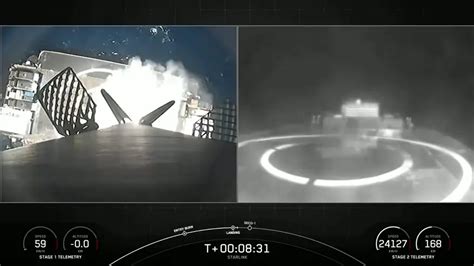 SpaceX sets booster reuse milestone on Starlink launch