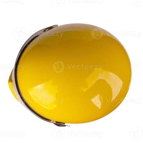 motorcycle helmet yellow isolated on white background 17599416 Stock ...