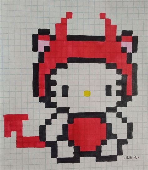 Graph Paper Drawings, Graph Paper Art, Art Drawings Sketches Simple, Easy Drawings, Pixel Art ...