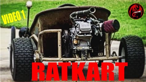 RAT ROD GO KART (RAT KART) BUILD, VIDEO 1 - YouTube