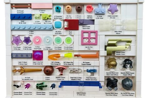 Helpful brick colour chart reaches LEGO Ideas review