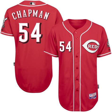 Aroldis Chapman Cincinnati Reds Majestic Alternate 6300 Player Authentic Jersey - Alternate Scarlet