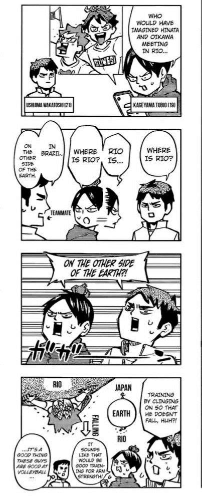 Kageyama and ushiwaka share same brain cells 😂 | Haikyuu, Haikyuu funny ...