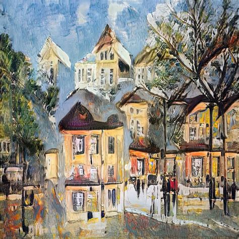 Summer in Salzburg Painting by AI Art Shop | Saatchi Art