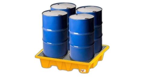 4 Drum Spill Containment Pallet 250ltr size1410'1320'305 at Rs 12000 | ड्रम पैलेट in Jaipur | ID ...