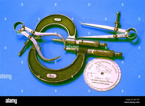 engineering measuring tools for toolmaking Stock Photo - Alamy