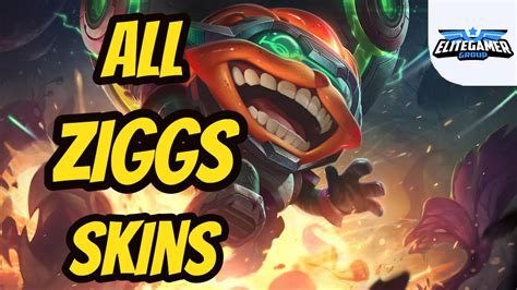 All Ziggs Skins Spotlight League of Legends Skin Review - YouTube