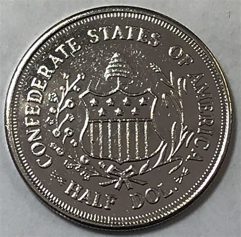 1861 Confederate States of America Half Dollar Restrike | Property Room