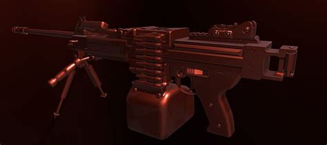 ArtStation - negev gun